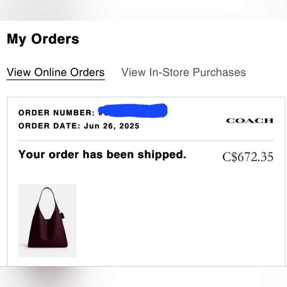 Coach Brooklyn 39 Merlot/Brass Leather Shoulder Bag - Picture 14 of 15